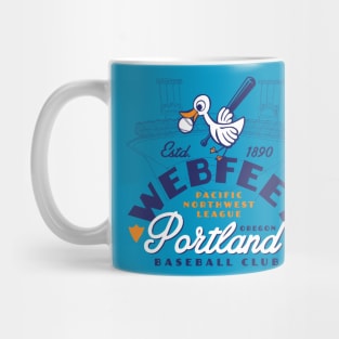 Portland Webfeet Baseball Mug